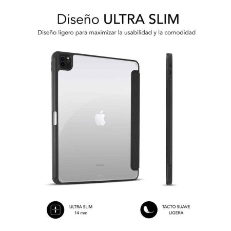 Funda Subblim Clear Shock para Tablet iPad Pro 11" 2020-2022/ Negra