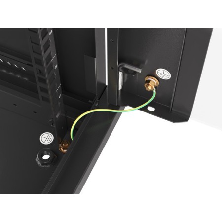 Armario rack phoenix 9u 600x450x501 auto - ensamblado 19'' hasta 60 kg negro