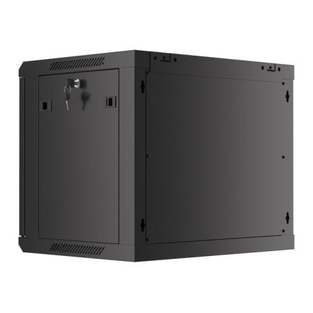 Armario rack phoenix 9u 600x450x501 auto - ensamblado 19'' hasta 60 kg negro
