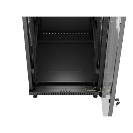 Armario rack phoenix 22u 600x800 de pie servidor 19'' hasta 1000 kg negro