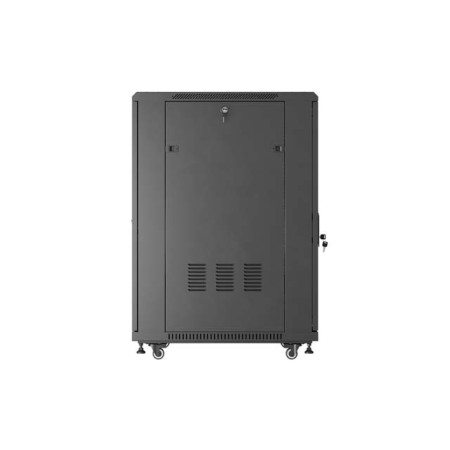 Armario rack phoenix 22u 600x800 de pie servidor 19'' hasta 1000 kg negro