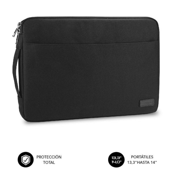 Funda Subblim Urban Laptop Sleeve para Portátiles hasta 14"/ Negra