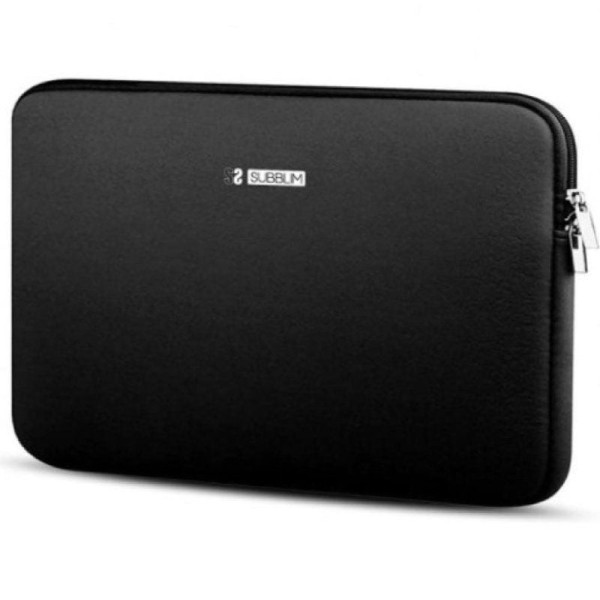 Funda Subblim Business Laptop Sleeve Neoprene V2 para Portátiles hasta 12.5"/ Negra