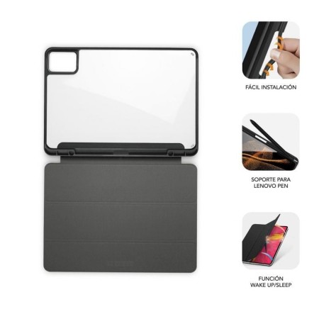 Funda Subblim Clear Shock Case CST-5SC130 para Tablet Lenovo M11 de 11"/ Negra