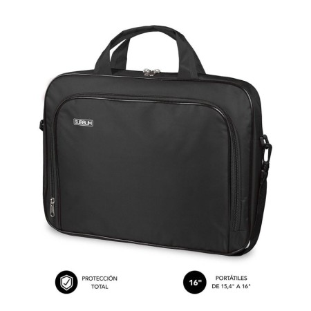 Maletín Subblim Oxford para Portátiles hasta 16"/ Negro