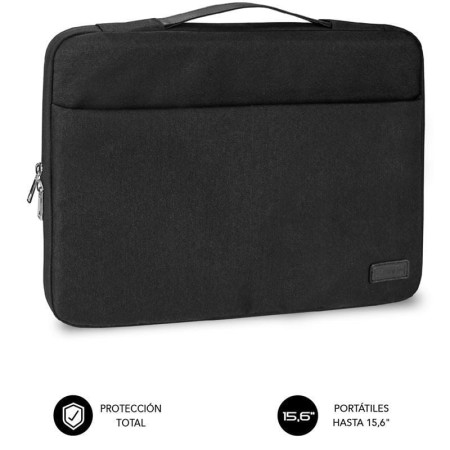 Maletín Subblim Elegant Laptop Sleeve para Portátiles hasta 15.6"/ Negro