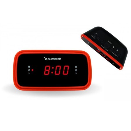 Despertador Sunstech FRD60RD/ Radio FM