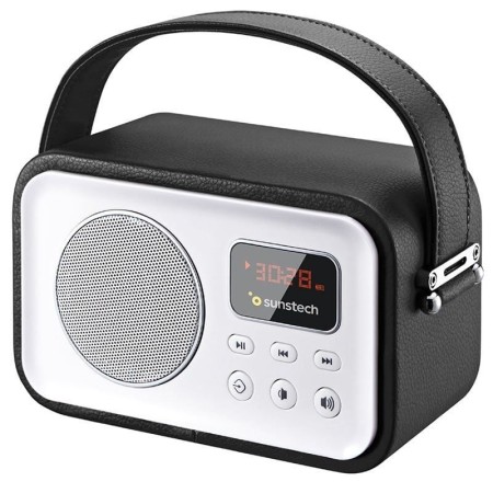 Radio Portátil Sunstech RPBT450/ Negra