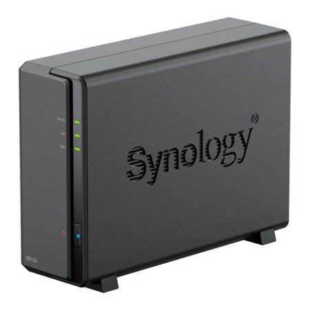 NAS Synology Diskstation DS124/ 1 Bahía 3.5"- 2.5"/ 1GB DDR4/ Formato Torre