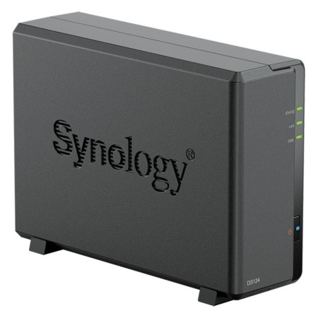 NAS Synology Diskstation DS124/ 1 Bahía 3.5"- 2.5"/ 1GB DDR4/ Formato Torre