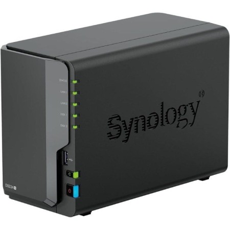 NAS Synology Diskstation DS224+/ 2 Bahías 3.5"- 2.5"/ 2GB DDR4/ Formato Torre