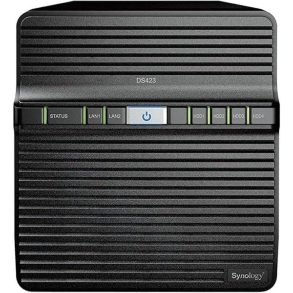 NAS Synology Diskstation DS423/ 4 Bahías 3.5"- 2.5"/ 2GB DDR4/ Formato Torre