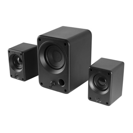 Altavoces Mars Gaming MS-H21/ 35W/ 2.1/ Negros