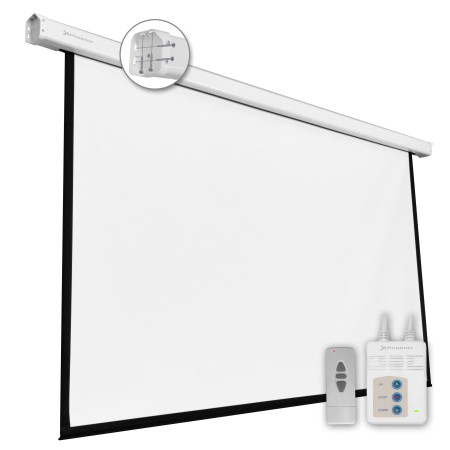 Phoenix -  pantalla electrica videoproyector pared y techo 169´´ ratio 1:1 4:3 16:9 3m x 3m