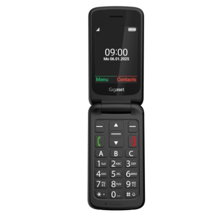 Gigaset GL595 7,11 cm (2.8″) 114 g Negro Teléfono para personas mayores