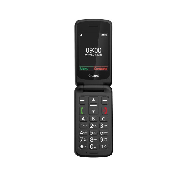 Gigaset GL595 7,11 cm (2.8″) 114 g Negro Teléfono para personas mayores