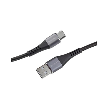 Cable usb tipo c a usb tipo a intenso 1x 0.5m 2x 2m - macho - macho - negro 60w