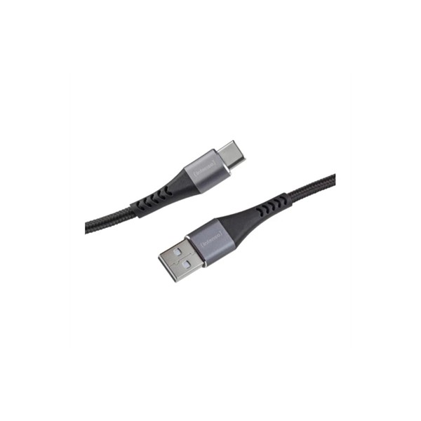Cable usb tipo c a usb tipo a intenso 1x 0.5m 2x 2m - macho - macho - negro 60w