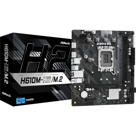 Placa Base Asrock H610M-H2/M.2 Socket 1700/ DDR4/ PCIe 4.0/ Micro ATX