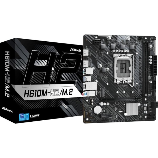 Placa Base Asrock H610M-H2/M.2 Socket 1700/ DDR4/ PCIe 4.0/ Micro ATX