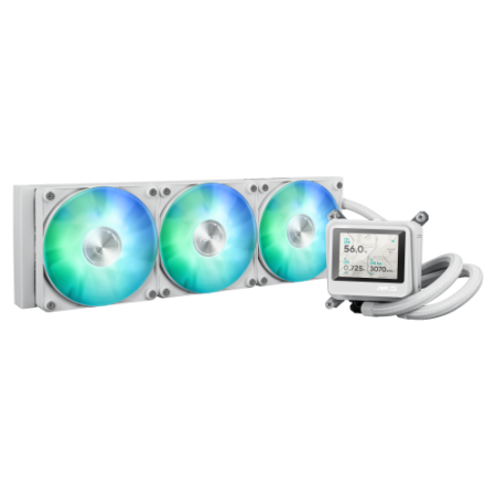SISTEMA DE REFRIGERACION LIQUIDA ASUS PARA CPU MAX GAMING LC 360 ARGB LCD WHITE (WHITE BOX)