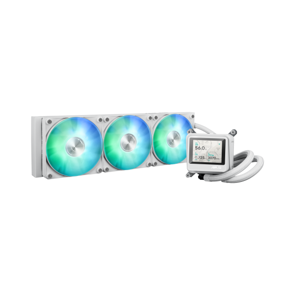 SISTEMA DE REFRIGERACION LIQUIDA ASUS PARA CPU MAX GAMING LC 360 ARGB LCD WHITE (WHITE BOX)