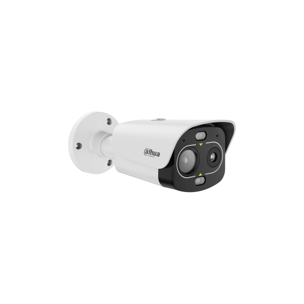 DHI-TPC-BF1241-LB7F6-DW-S8-V1: DAHUA CAMARA TERMICA IP BULLET DUAL EUREKA, TERMICA 256X192 7MM F1.0, VISIBLE 4MP 6MM F1.6, IR 50