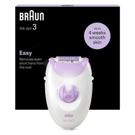 Braun Silk-épil 3 3-000 20 pinzas Púrpura, Blanco