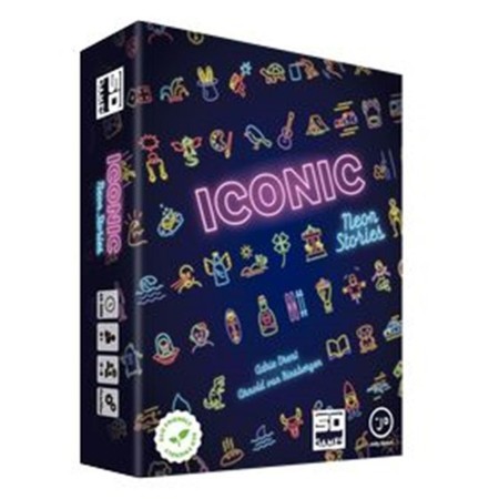Juego de mesa iconic: neon stories