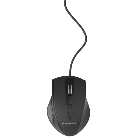 Gembird MUS-4B-02 ratón Oficina mano derecha USB Óptico 1200 DPI