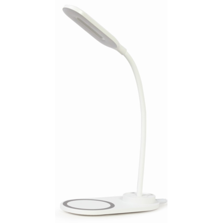 Gembird TA-WPC10-LED-01-W cargador de dispositivo móvil Smartphone Blanco CC Cargador inalámbrico Interior