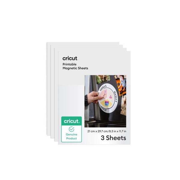 CRICUT PRINTABLE MAGNET SHEETS A4 (3) WHITE
