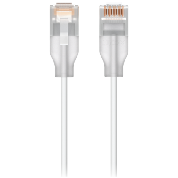Ubiquiti UACC-Cable-Patch-EL-0.15M-W-24 cable de red Translúcido, Blanco 0,15 m Cat6