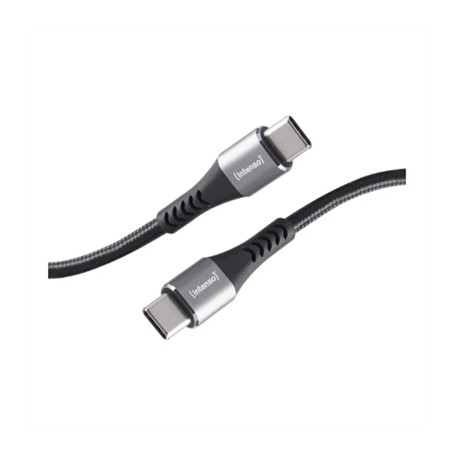 Cable usb tipo c intenso 2m - macho - macho - negro 100w