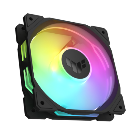 ASUS TUF Gaming TR120 ARGB Reverse Fan - Single Pack Carcasa del ordenador Ventilador 12 cm Negro
