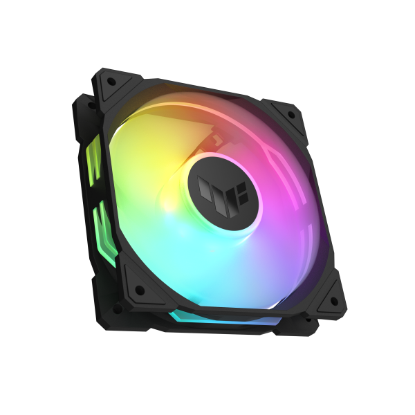 ASUS TUF Gaming TR120 ARGB Reverse Fan - Single Pack Carcasa del ordenador Ventilador 12 cm Negro