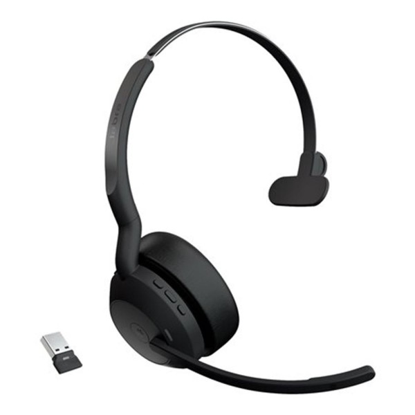 Auriculares jabra evolve2 55 ms mono inalambrico negro