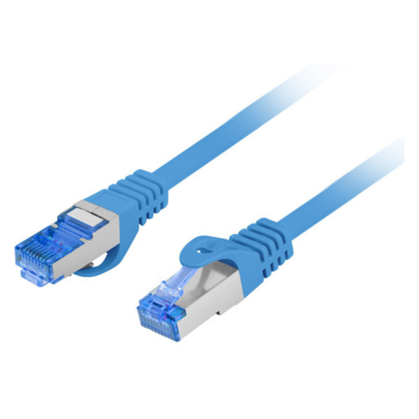Lanberg PCF6A-10CC cable de red Azul 3 m Cat6a S/FTP (S-STP)