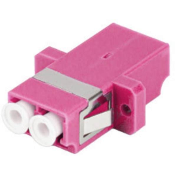 Lanberg FA-LCUP-MD41-0001-VT adaptador de fibra óptica LC 1 pieza(s) Púrpura, Blanco