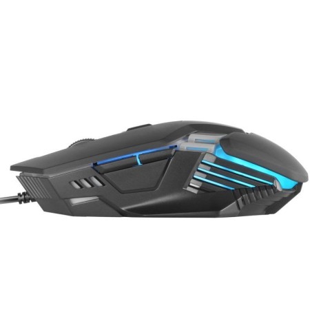 Ratón Gaming Mars Gaming MM024/ Hasta 4000 DPI/ Negro