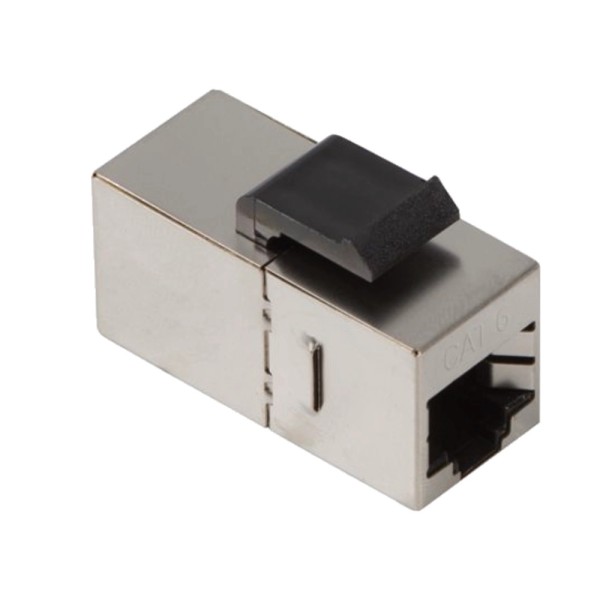 Conector keystone phasak h - h rj45 rj45 ftp cat. 6 metal