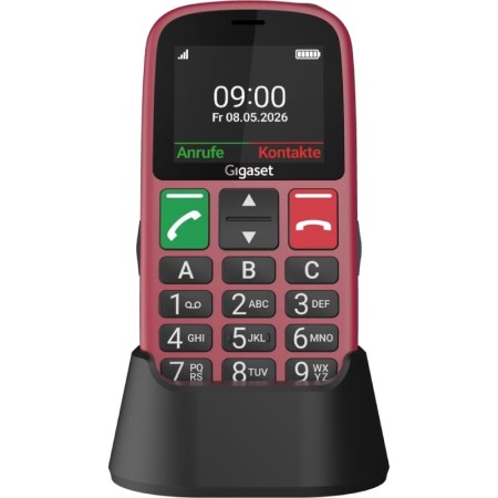 Teléfono Móvil Gigaset GL30 para Personas Mayores/ 4G/ Rojo