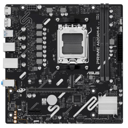 PLACA ASUS PRIME A620AM-K,AMD,AM5,A620A,2DDR5,128GB,DP+HDMI,GBLAN,4SATA6+M.2,GBLAN,5USB3.2,MATX