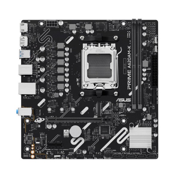PLACA ASUS PRIME A620AM-K,AMD,AM5,A620A,2DDR5,128GB,DP+HDMI,GBLAN,4SATA6+M.2,GBLAN,5USB3.2,MATX