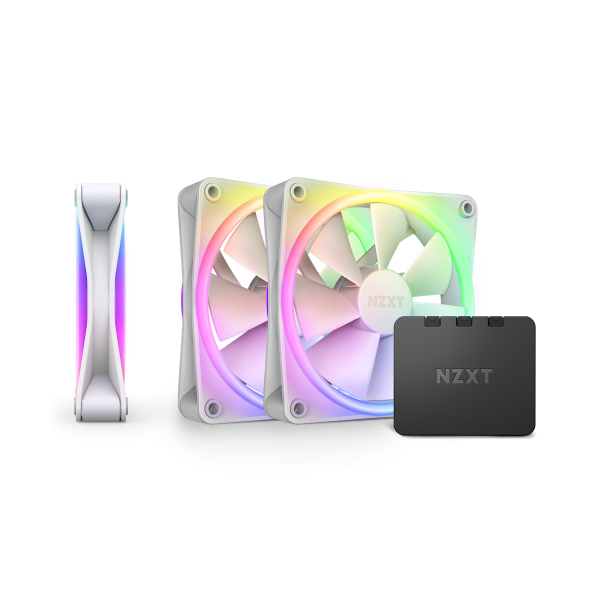 NZXT F120 RGB DUO Triple Pack Carcasa del ordenador Ventilador 12 cm Blanco 3 pieza(s)