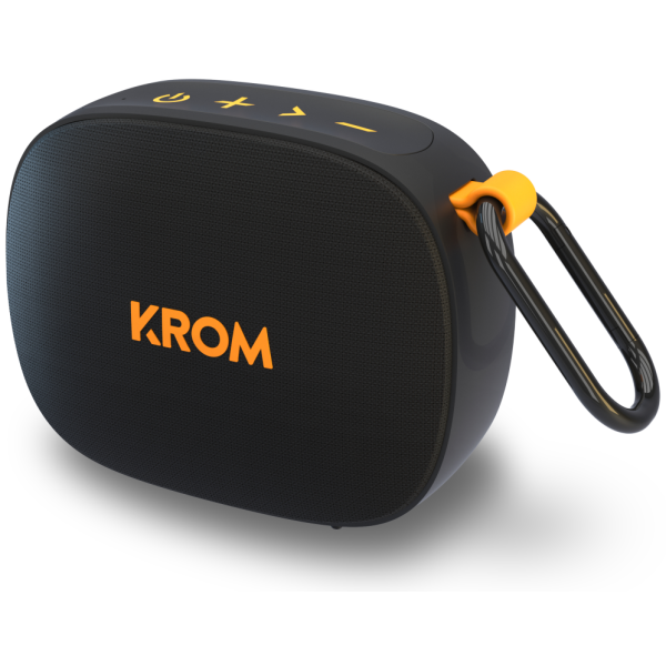 Krom NXKROMGROOVY altavoz portátil o de fiesta Altavoz monofónico portátil Negro, Naranja 5 W