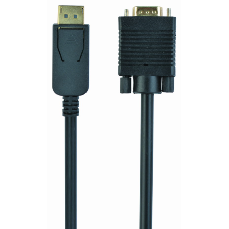 Gembird CCP-DPM-VGAM-6 adaptador de cable de vídeo 1,8 m VGA (D-Sub) DisplayPort Negro