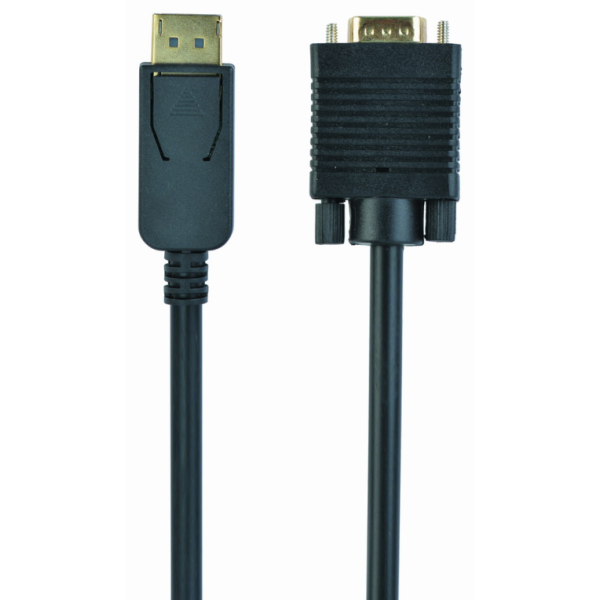 Gembird CCP-DPM-VGAM-6 adaptador de cable de vídeo 1,8 m VGA (D-Sub) DisplayPort Negro