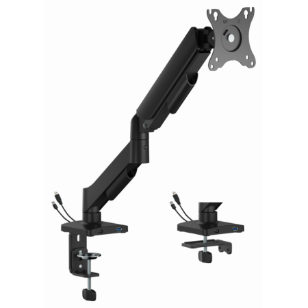 Gembird MA-DA1U-01 soporte para monitor 81,3 cm (32″) Escritorio Negro