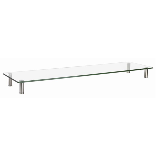 Gembird MS-TABLE-GL-01 soporte para TV Transparente